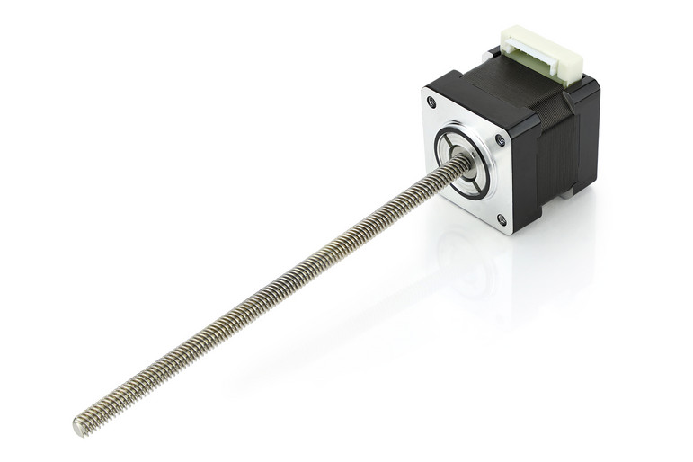 nema 14 external linear actuator mit rotating screw